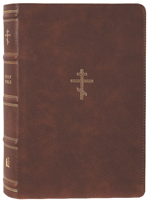 NKJV Orthodox Study Bible Brown (Black Letter Edition) – Koorong