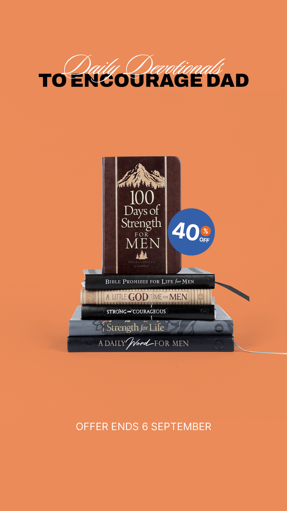 40% Off Daily Devotionals to Encourage Dad