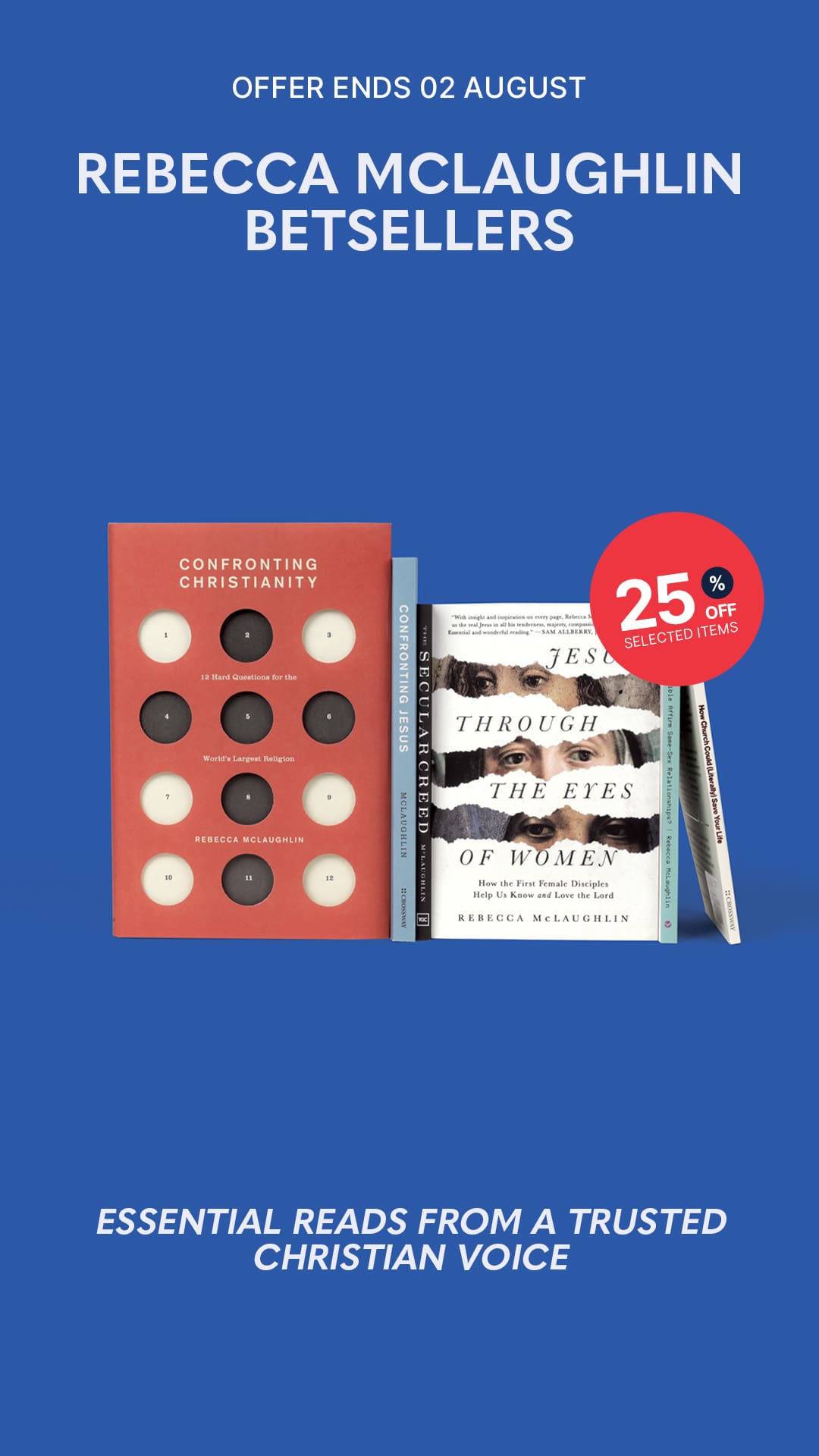 Winter Reading - 25% Off Rebecca McLaughlin Bestsellers