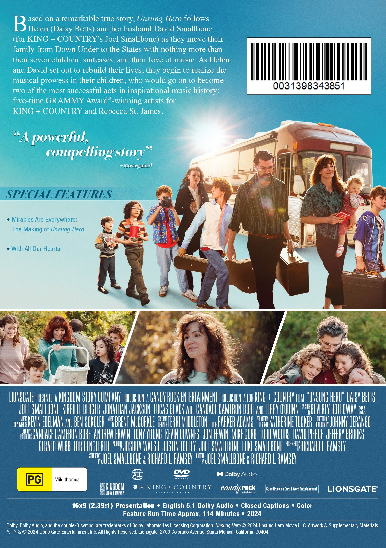 Unsung Hero Movie, DVD