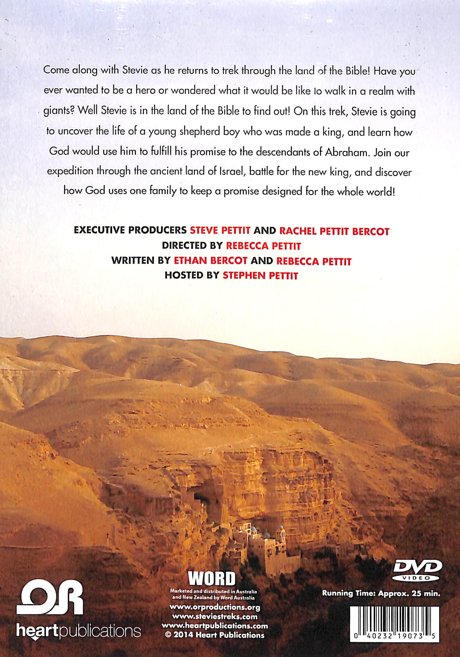 The Throne of David, DVD (Stevie's Trek 2 The Holy Lands Series)