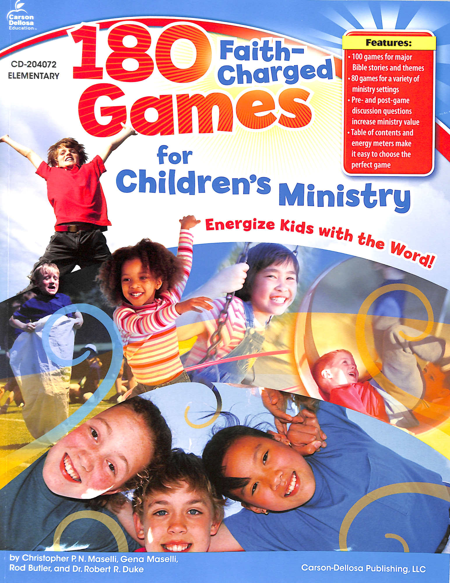 180 Faith-Charged Games For Children's Ministry (Elementary)