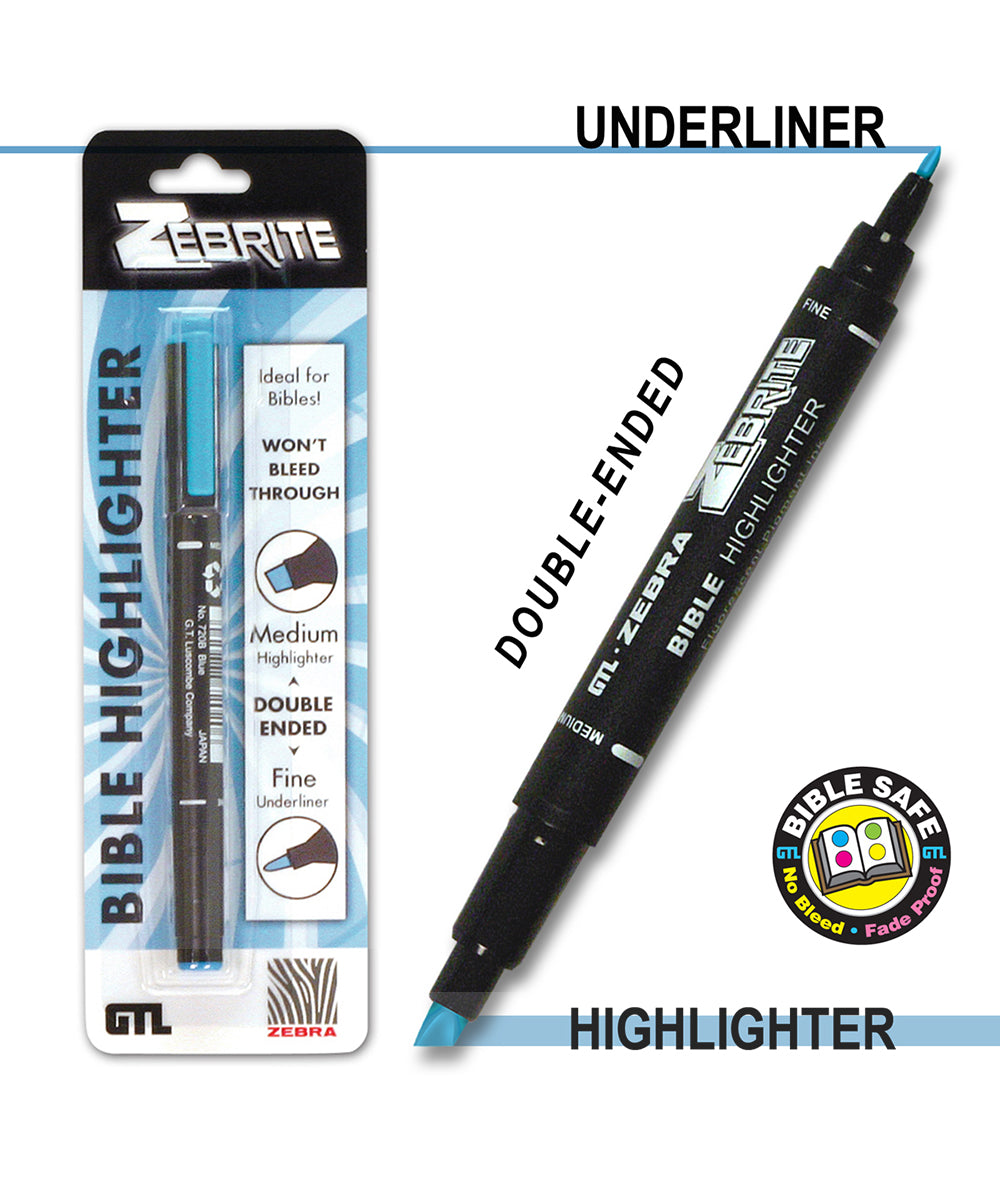 Highlighter: Zebrite Carded Blue