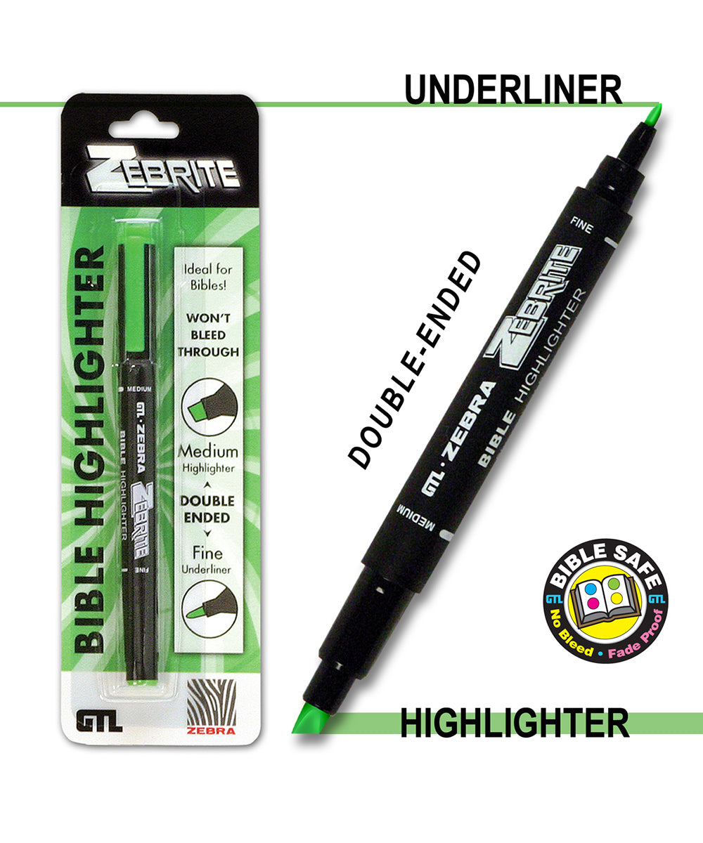 Highlighter: Zebrite Carded Green