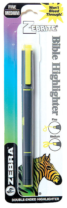 Highlighter: Zebrite Carded Yellow
