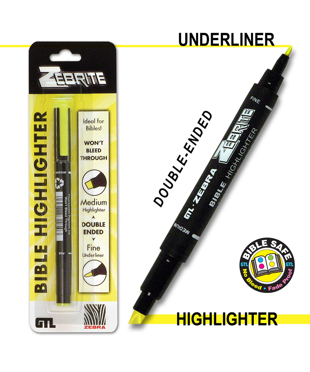 Highlighter: Zebrite Carded Yellow