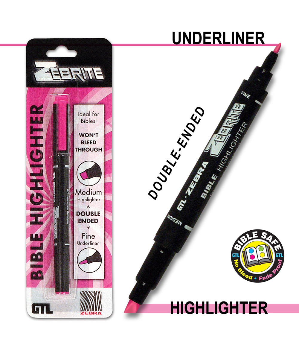 Highlighter: Zebrite Carded Pink