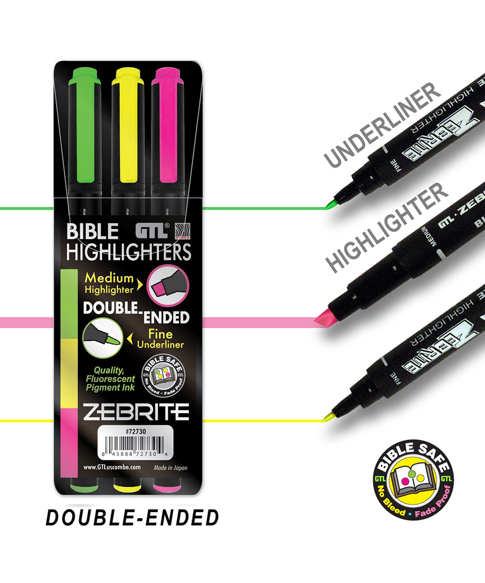 Highlighter: Zebrite Set of 3