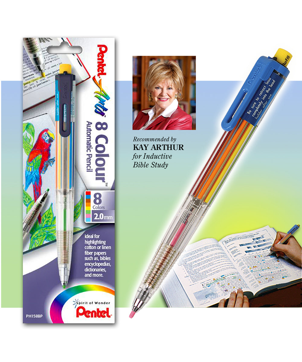 Pentel 8 Colour Automatic Pencil 2.0mm