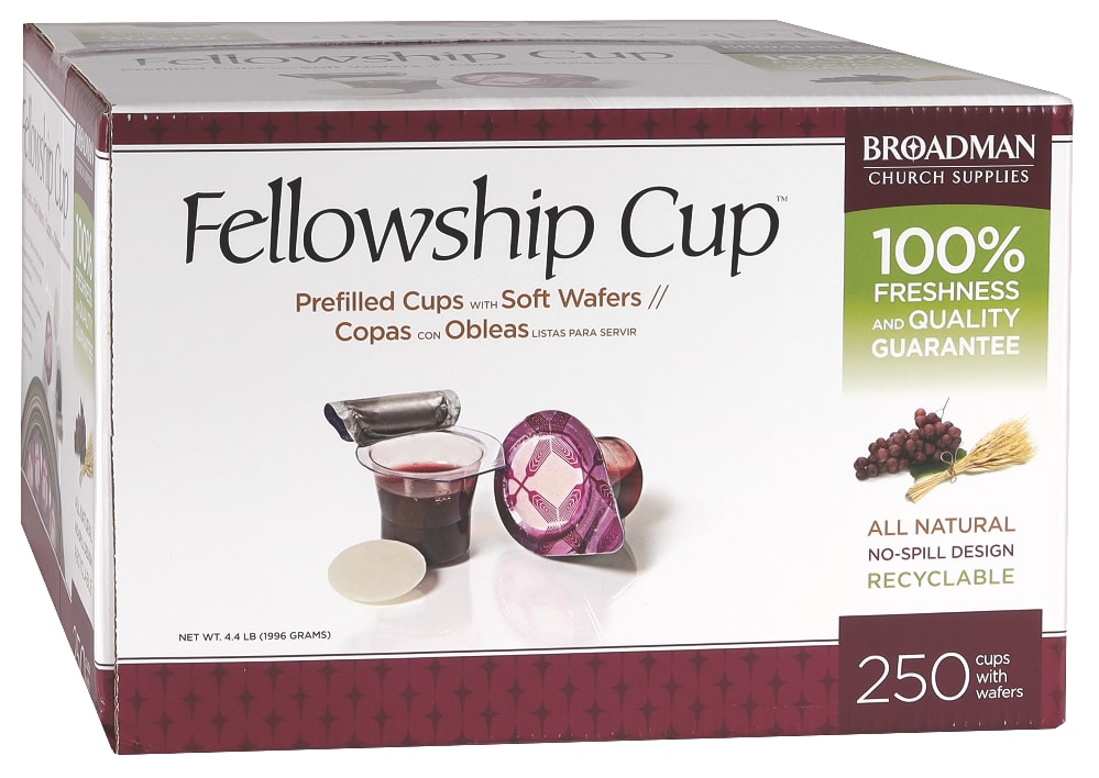 Communion: Fellowship Cup, Filled Cup and Wafer (Box Of 250)