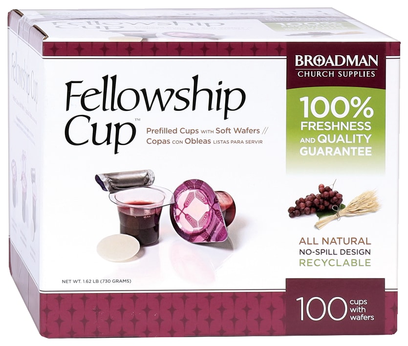 Communion: Fellowship Cup, Filled Cup and Wafer (Box Of 100)