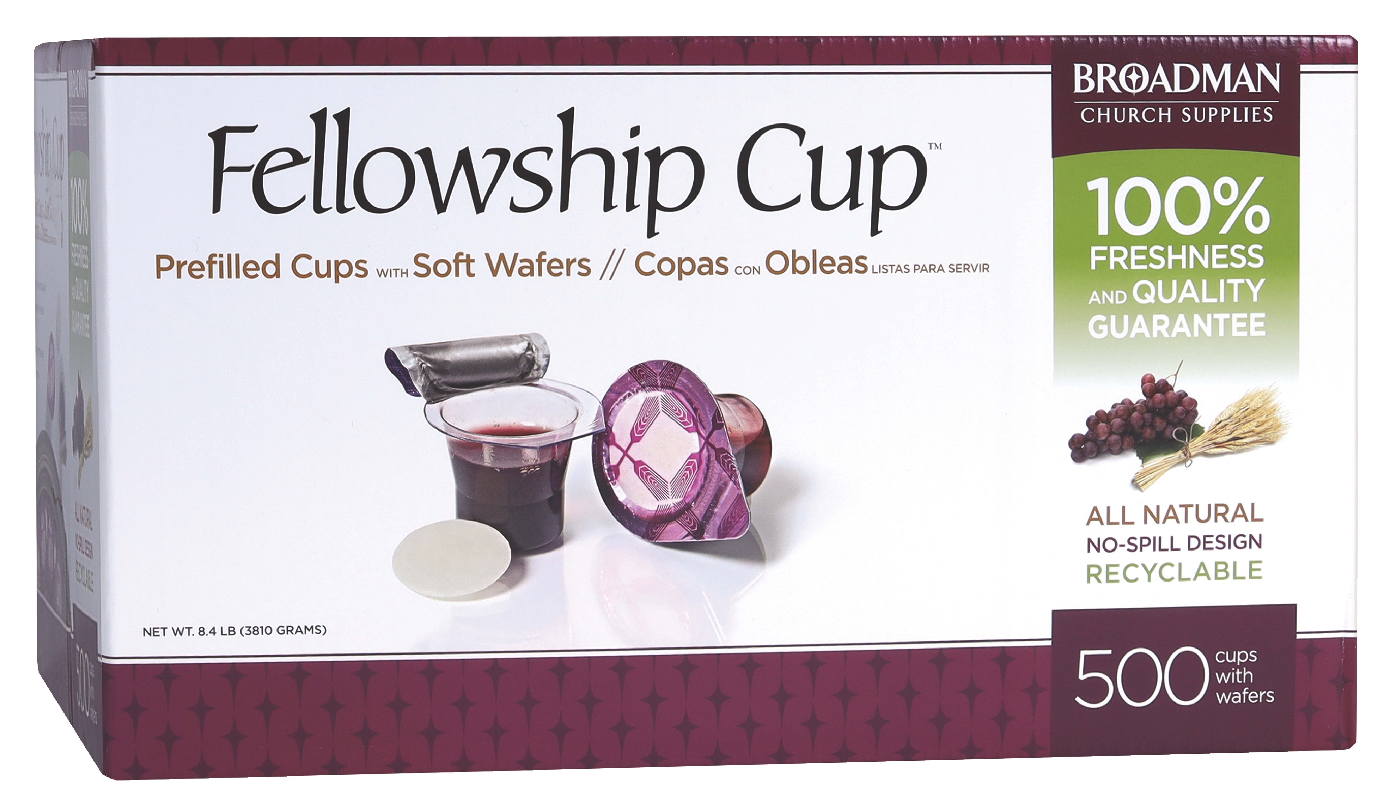 Communion: Fellowship Cup, Filled Cup and Wafer (Box Of 500)