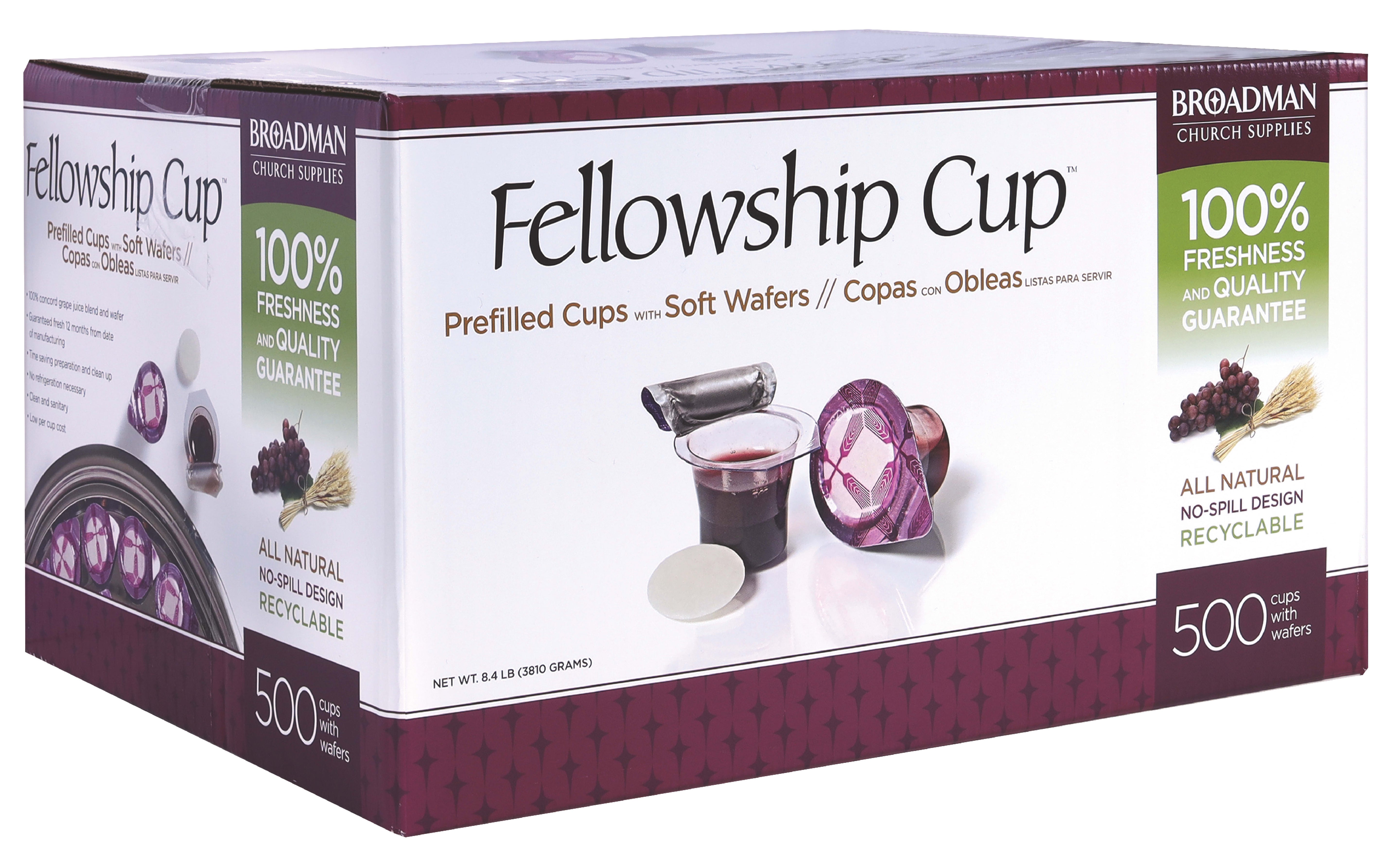 Communion: Fellowship Cup, Filled Cup and Wafer (Box Of 500)