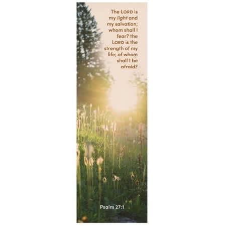 Bookmark- 25 Pack: The Lord is My Light, Psalm 27:1 KJV