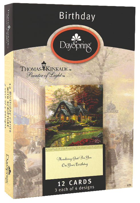Boxed Cards Birthday: Thomas Kinkade "Painter of Light"
