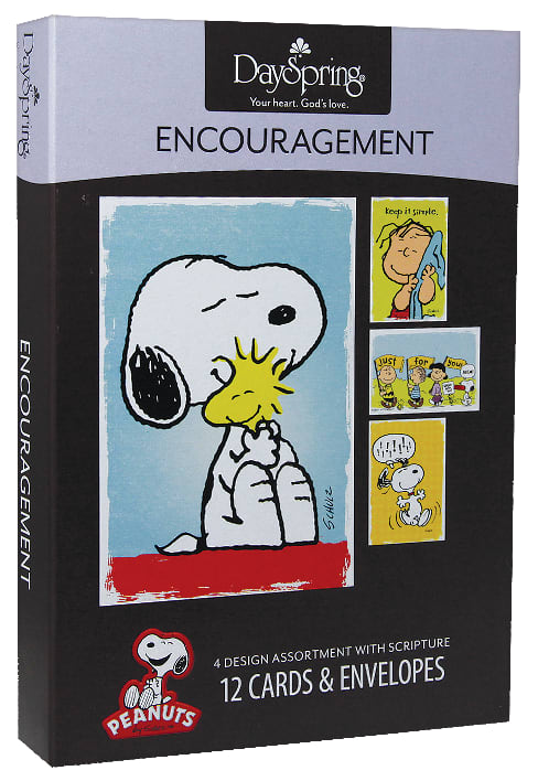 Boxed Cards Encouragement: Peanuts