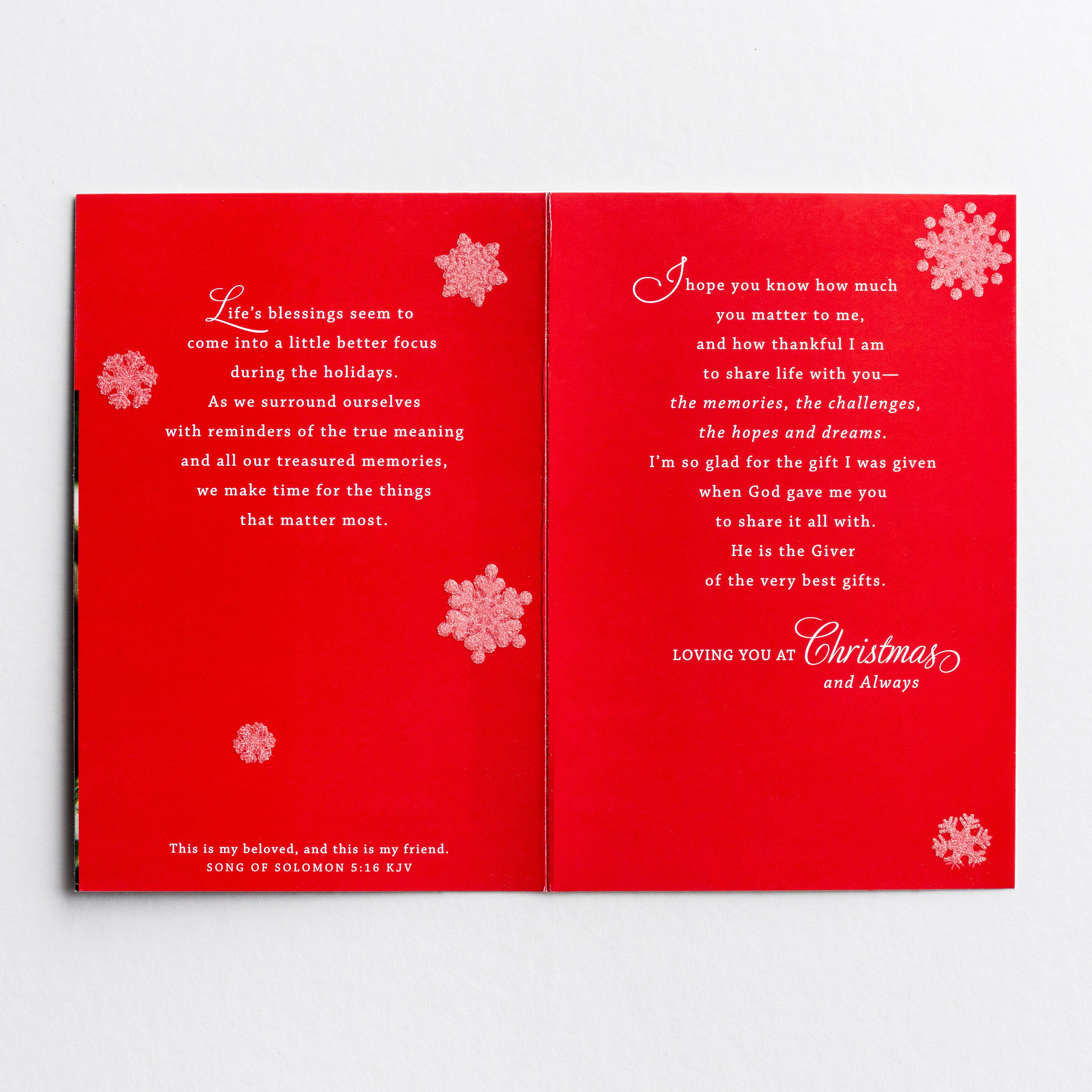 Christmas Cards (Single Card): Husband