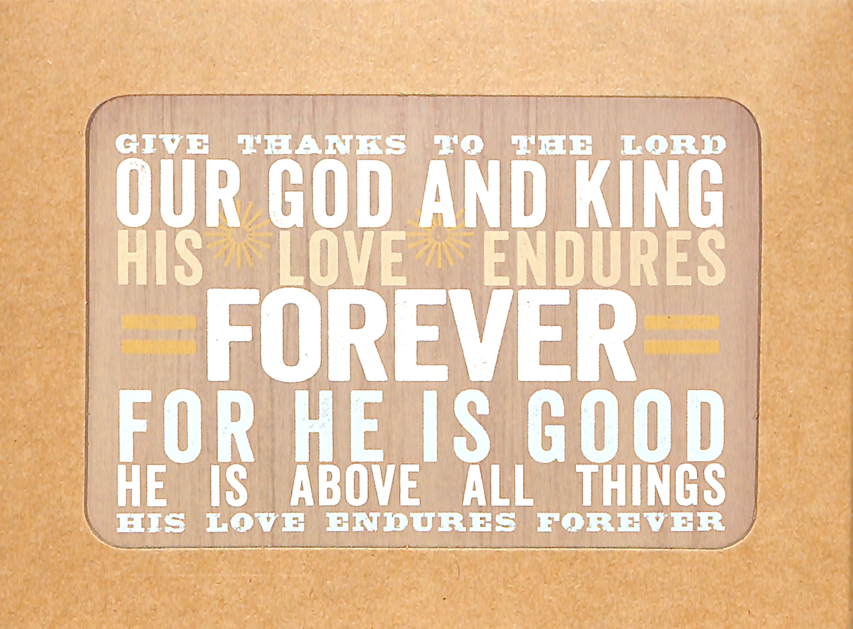 Boxed Notes Lyrics For Life: Forever, Psalm 107:31