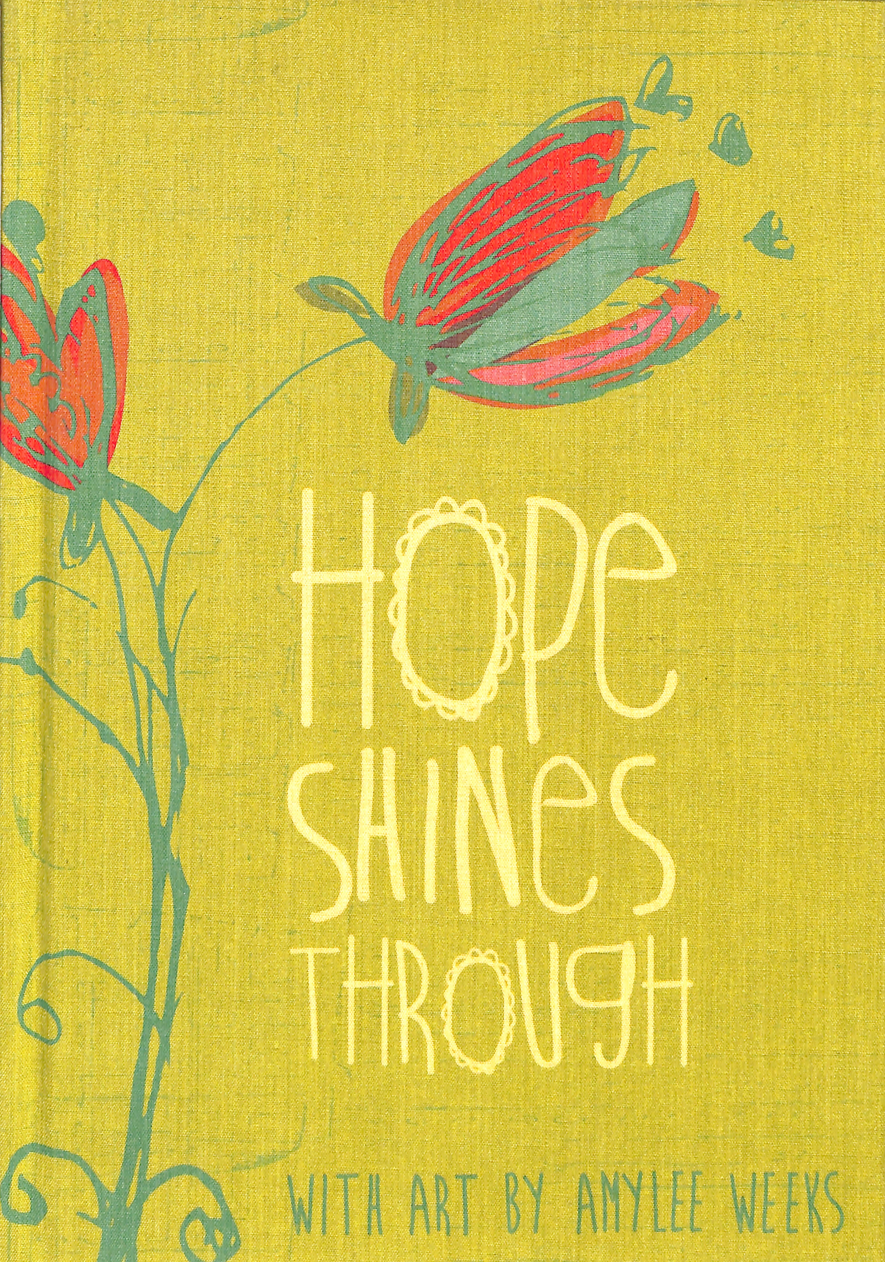Journal: Hope Shines (Lime Bookcloth Cover)