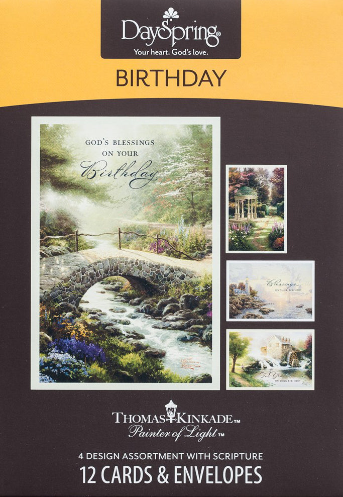 Boxed Cards Birthday: Thomas Kinkade - Painter of Light