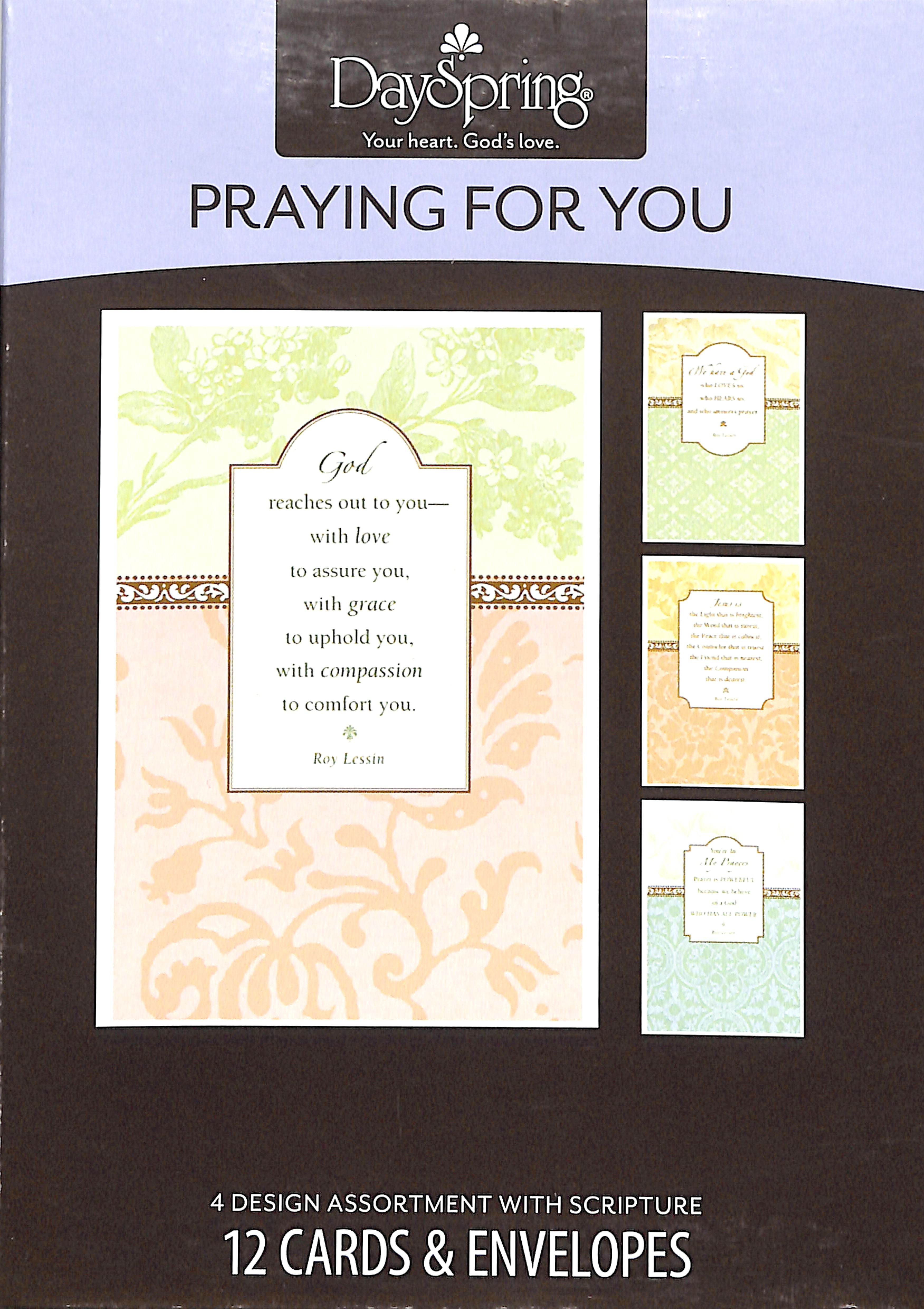 Boxed Cards Praying For You: Watercolor Prayers - Roy Lessin