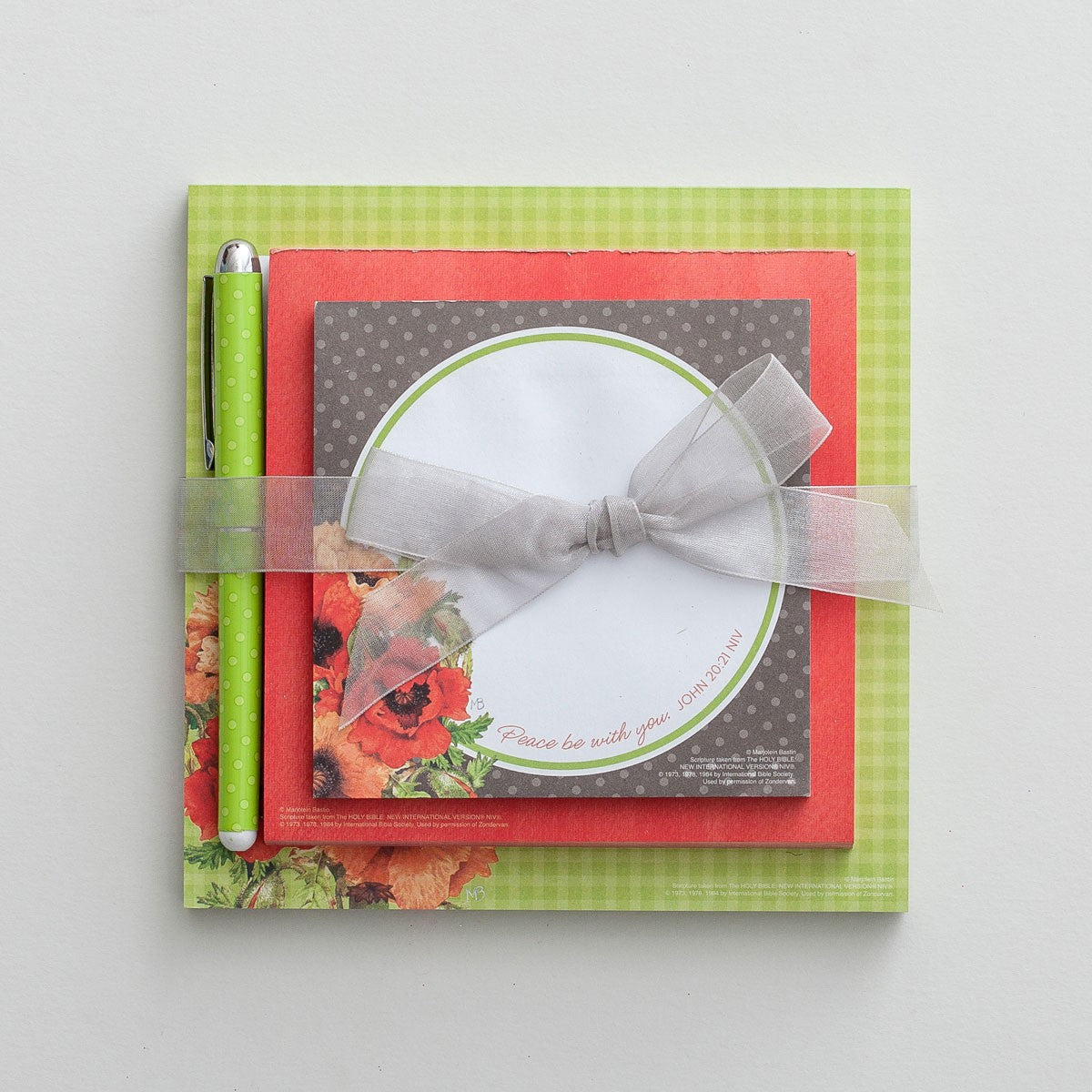 3-Tiered Memo Pad Set: Marjolein Bastin (Mixed Scripture)