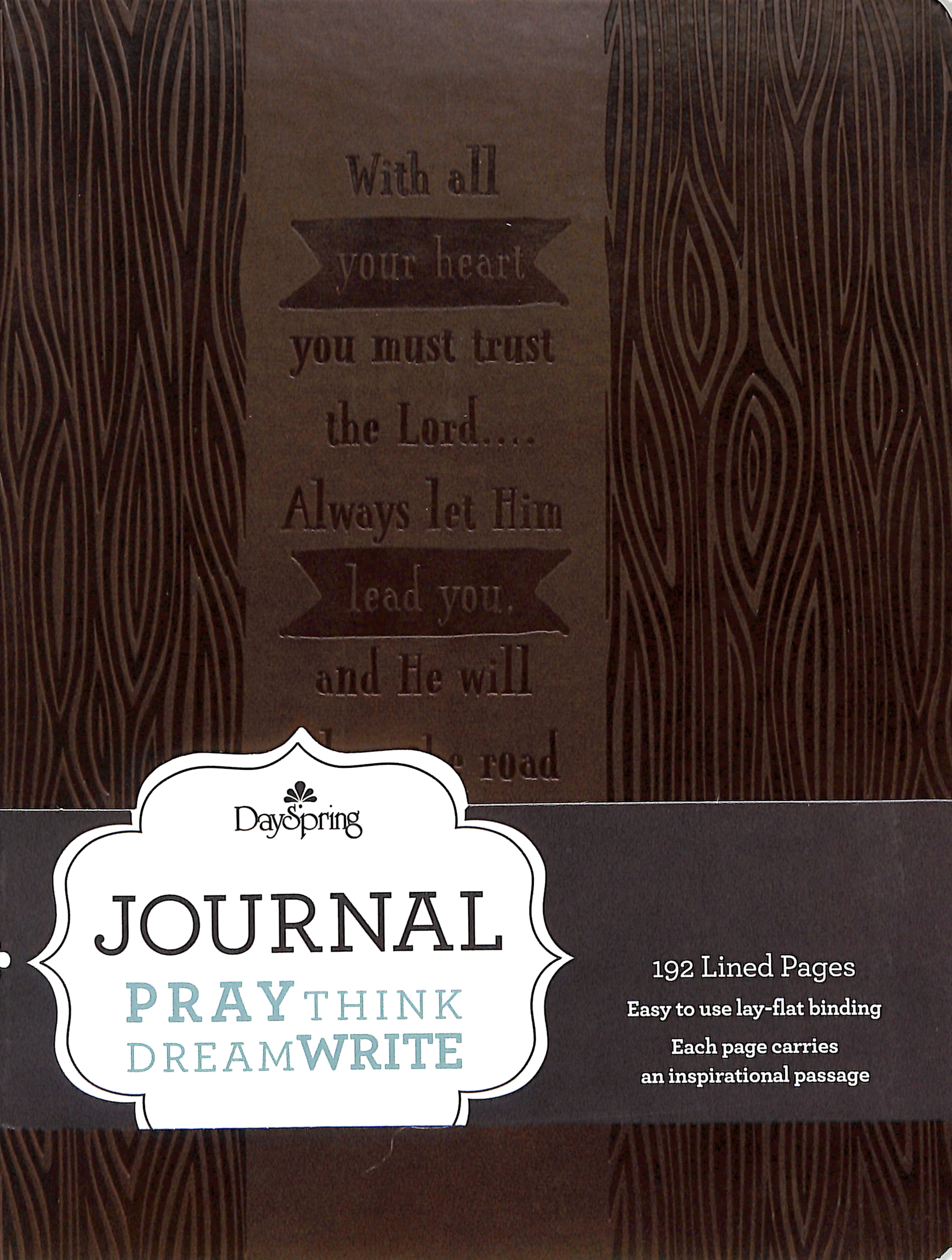 With All Your Heart (Brown/tan Durable Faux Leather)