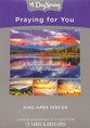 Boxed Cards Praying For You: Photos, KJV Scripture Text