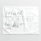 Better Together Pillowcases: Left Case - Two Are Better Than One Ecc 4:9; Right Case - Joined Together in Love