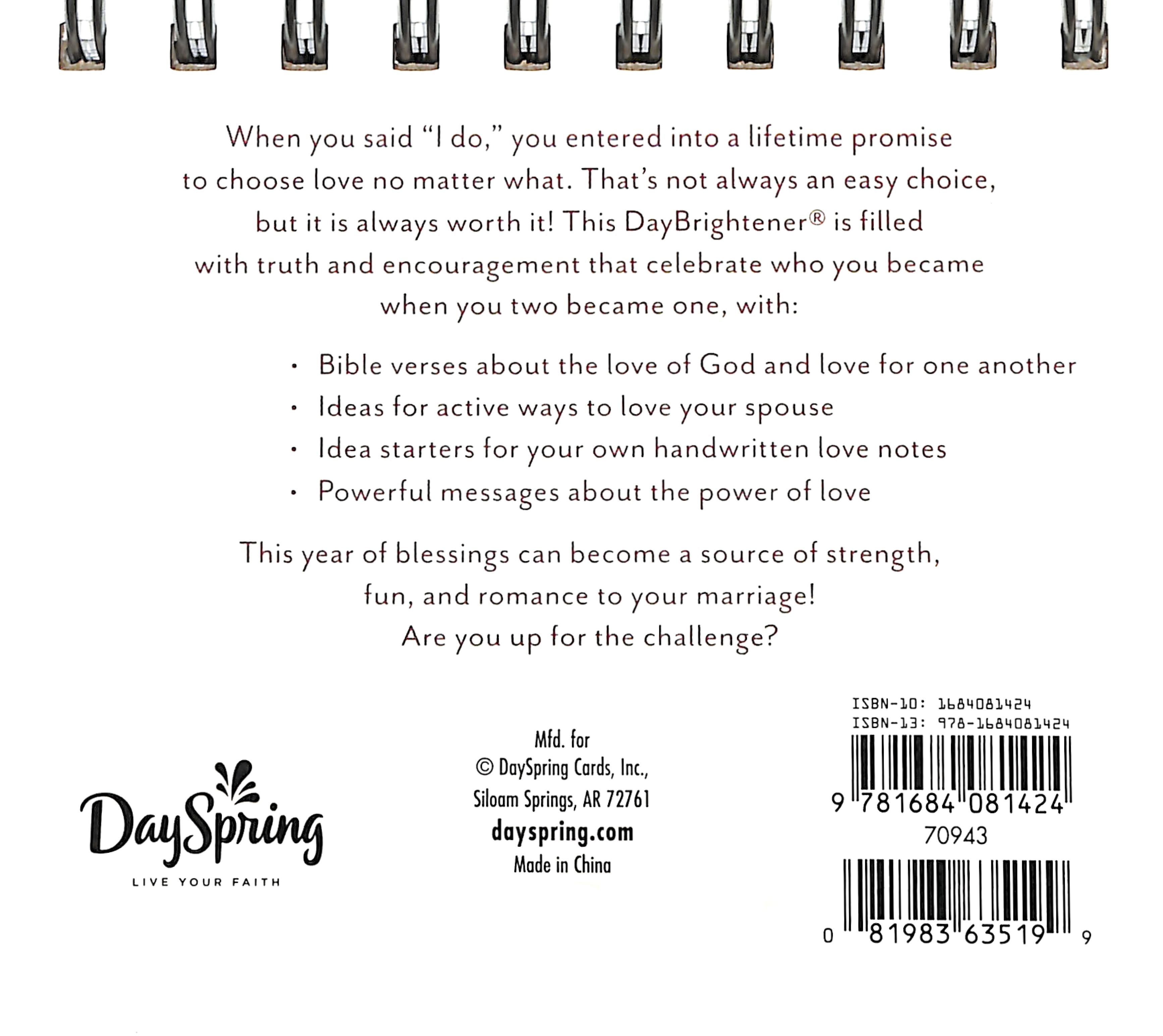 Daybrighteners: Marriage Blessings - Celebrating You & Me From Vows to Ever After (Padded Cover)