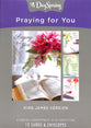 Boxed Cards Praying For You: Lustrous, KJV Scripture Text