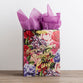 Gift Bag Large: Happy Birthday, Daughter of the King, Floral (Incl Two Sheets Tissue Paper & Gift Tag)