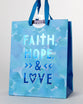 Gift Bag Medium: Faith, Hope, Love (Incl Two Sheets Tissue Paper & Gift Tag)