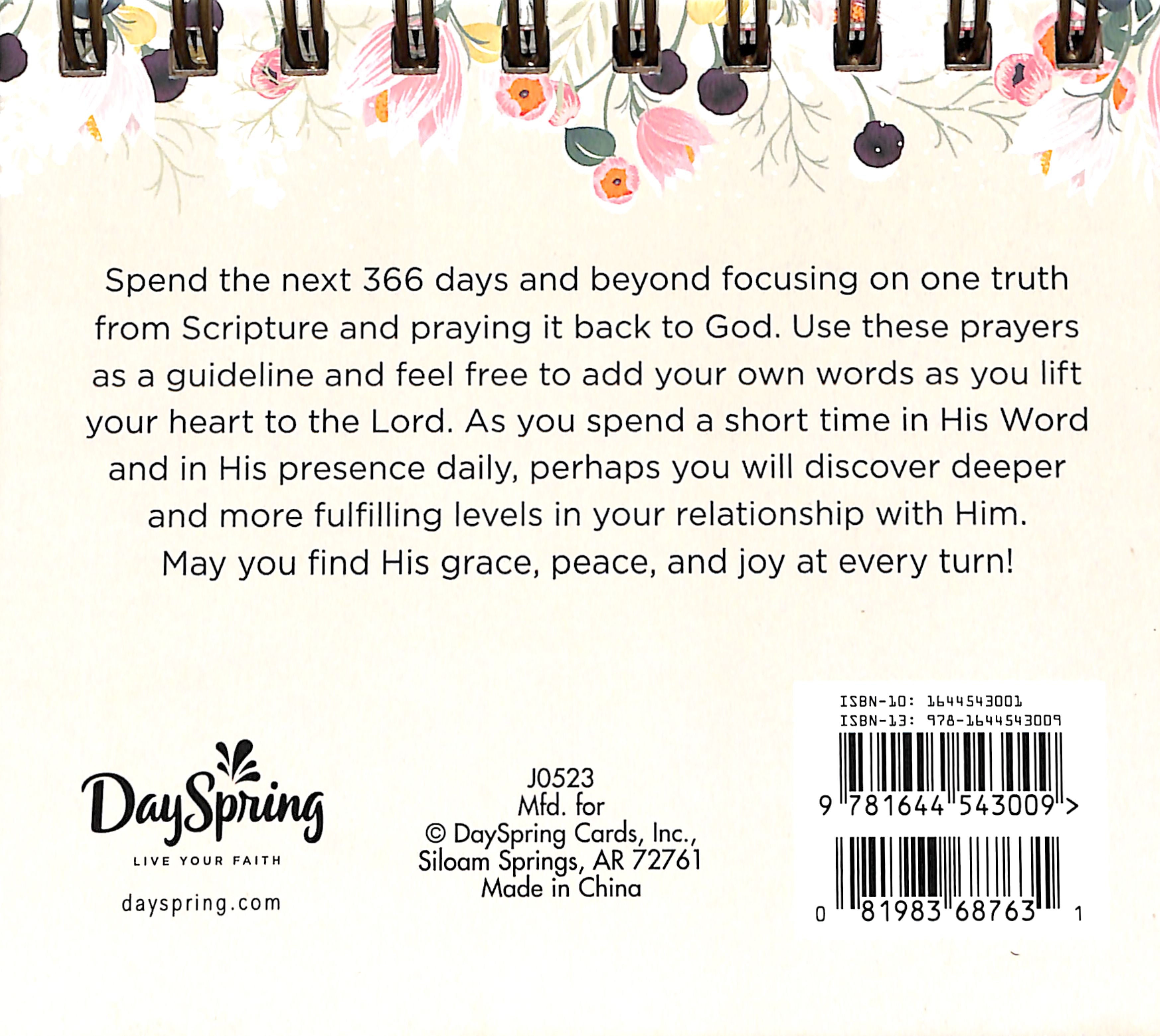 Daybrighteners: A Prayer a Day For Hope & Encouragement (Padded Cover)