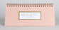 Undated 12-Month Desktop Diary/Planner: Faith Family Fitness You Got This