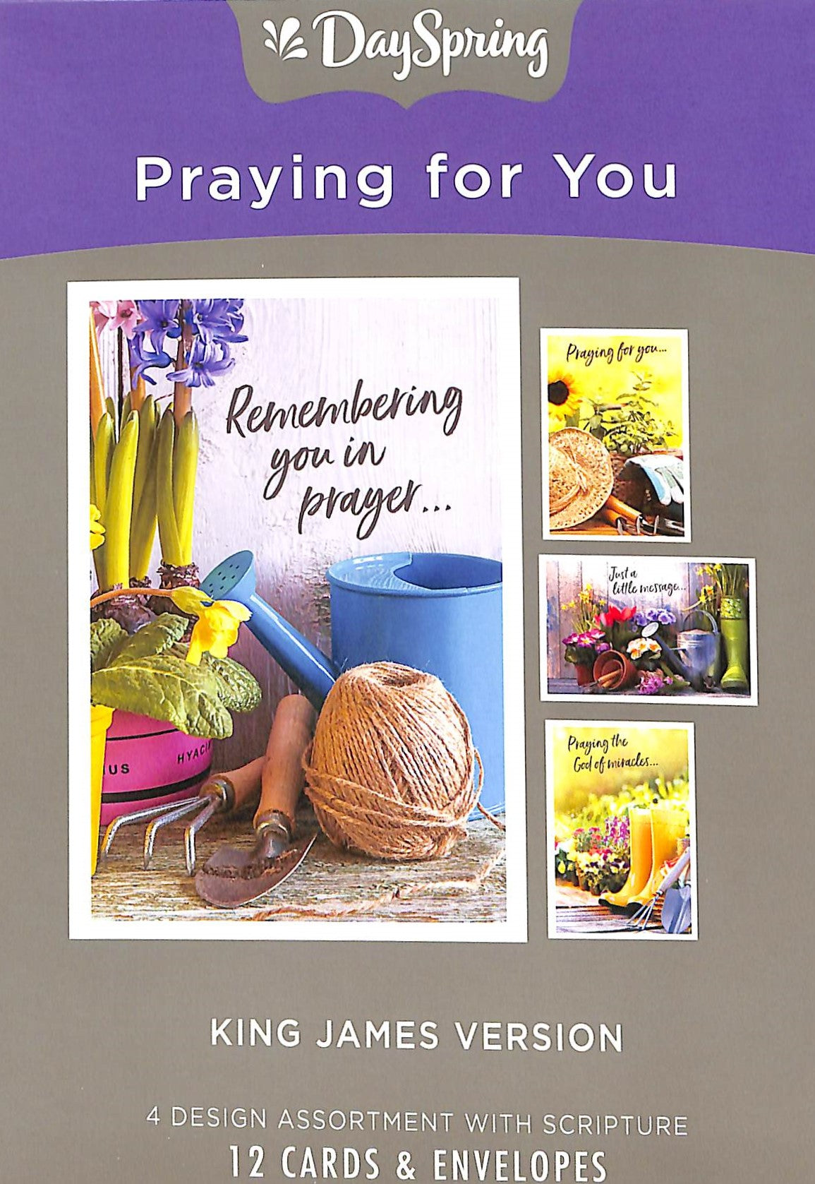 Boxed Cards Praying For You: Garden (Kjv)