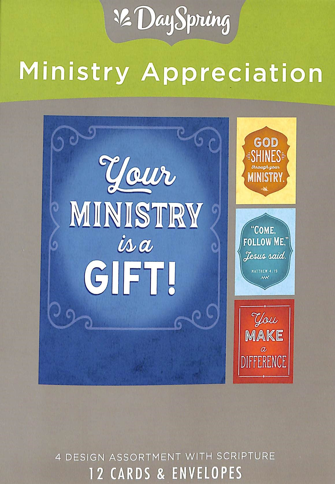 Boxed Cards Ministry Appreciation: Service