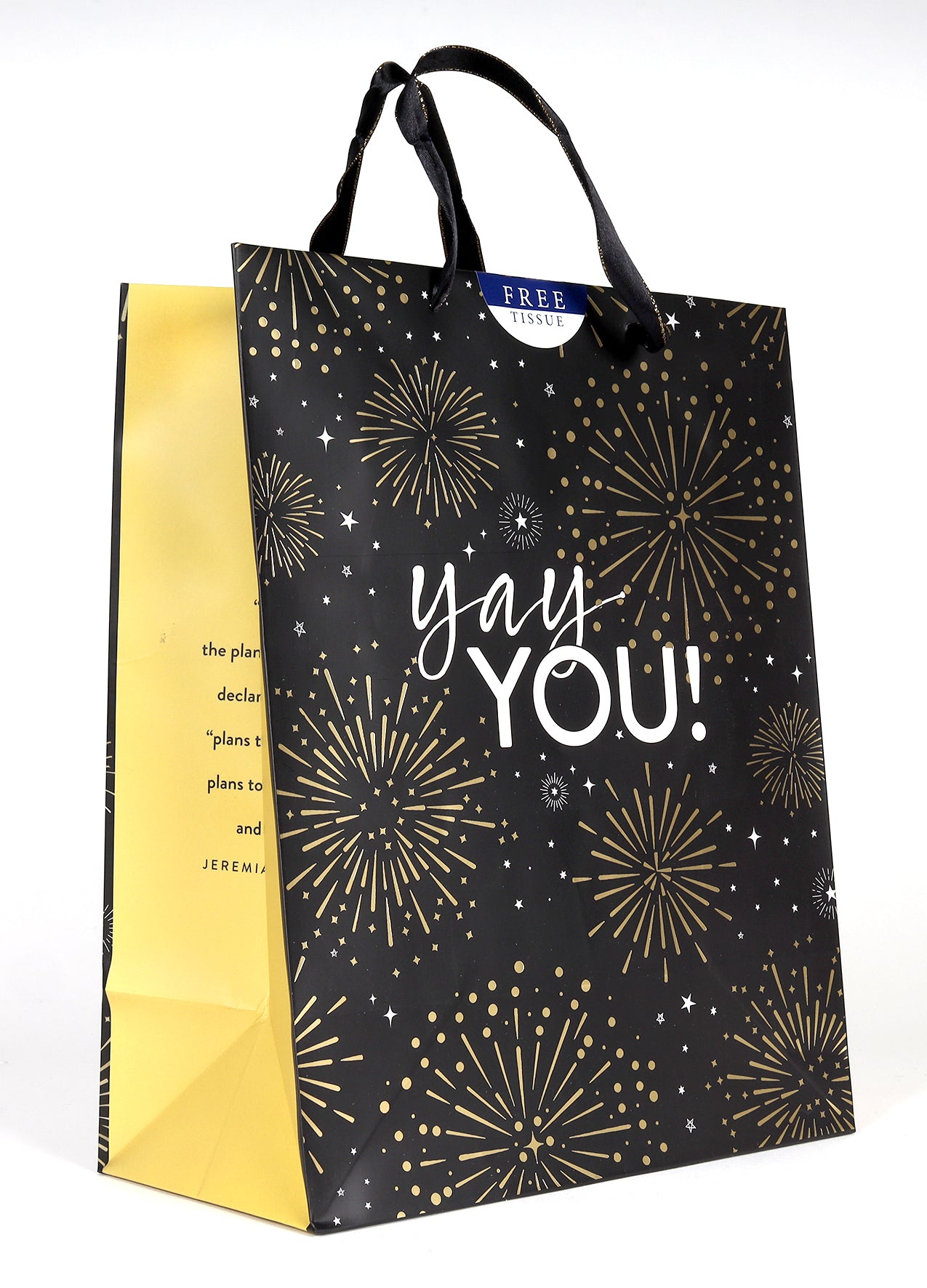 Gift Bag Large: Yay You!, Fireworks (Jer 29:11 Niv)