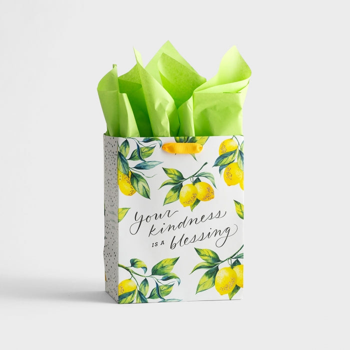 Gift Bag Medium: Your Kindness, Lemons (Ruth 2:12 Ncv)