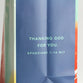 Gift Bag Large: Thank You Gold Foil (Ephesians 1:16 Nlt)