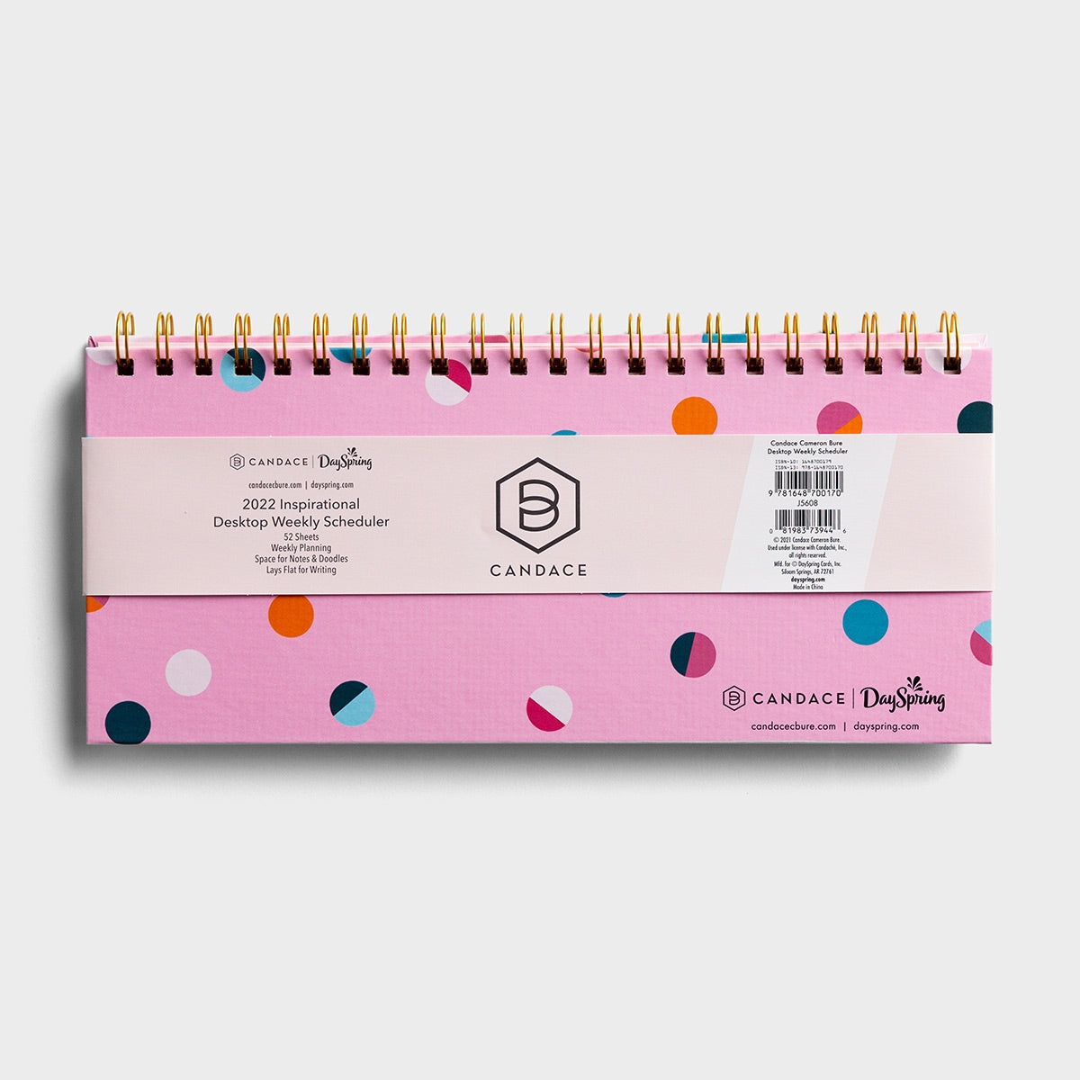 Undated Diary/Planner: Desktop Weekly Scheduler, Faith, Family (Candace Collection)