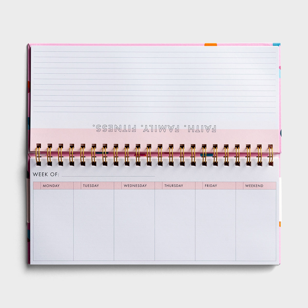 Undated Diary/Planner: Desktop Weekly Scheduler, Faith, Family (Candace Collection)