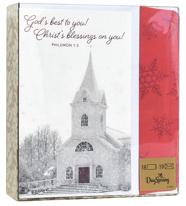Christmas Boxed Cards: God's Best to You Church (Pilemon 1:3)