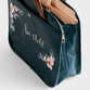 Bible Cover XXLarge: Be Still, Blue Floral (254x304x101mm)