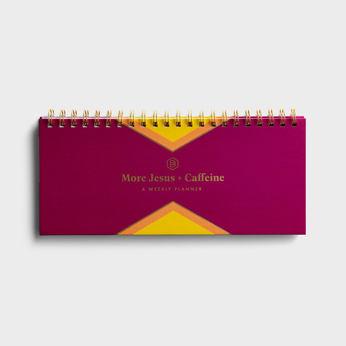 Undated Diary/Planner: Desktop Weekly Scheduler, More Jesus + Caffeine (Candace Collection)