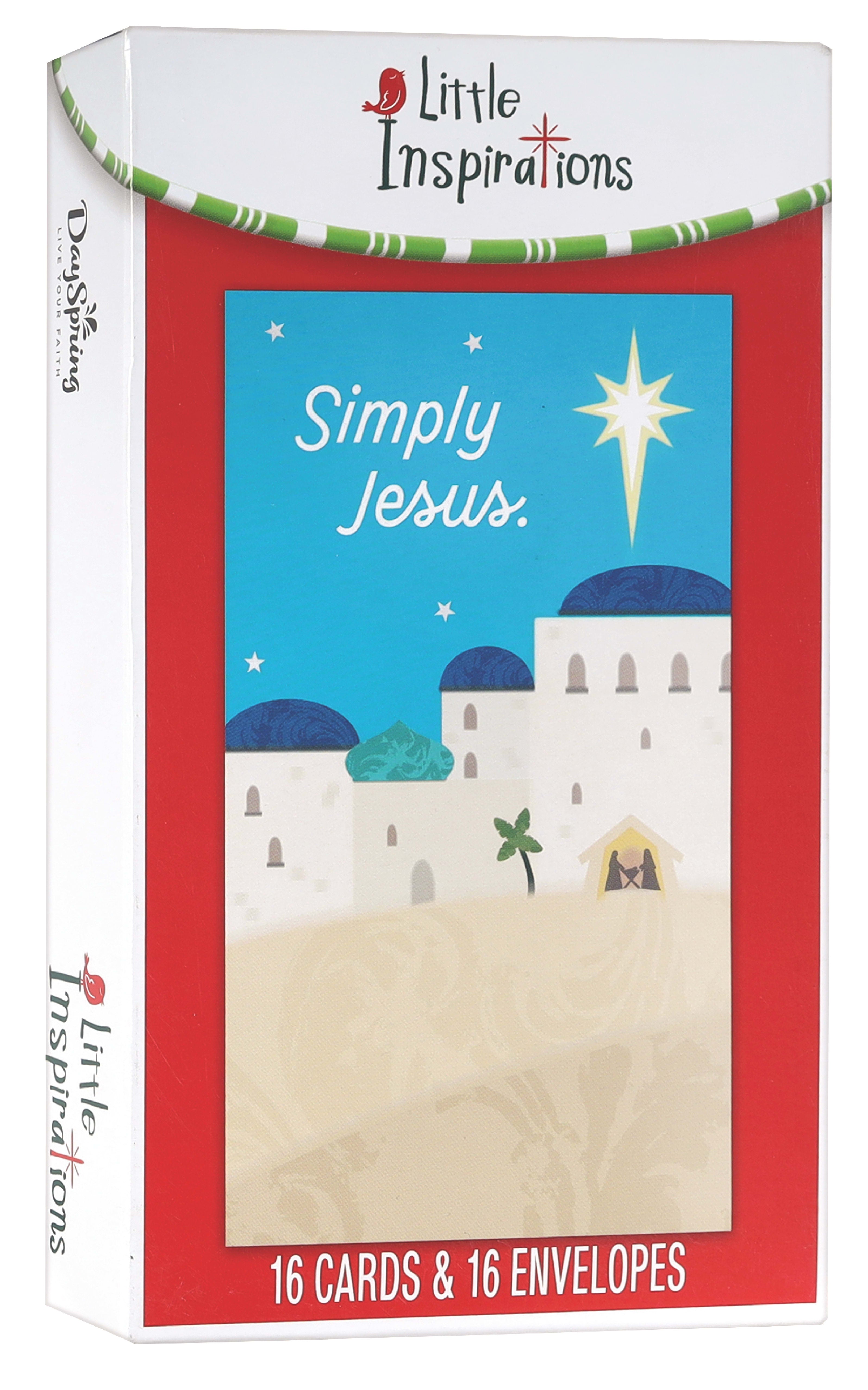 Christmas Boxed Cards: Simply Jesus