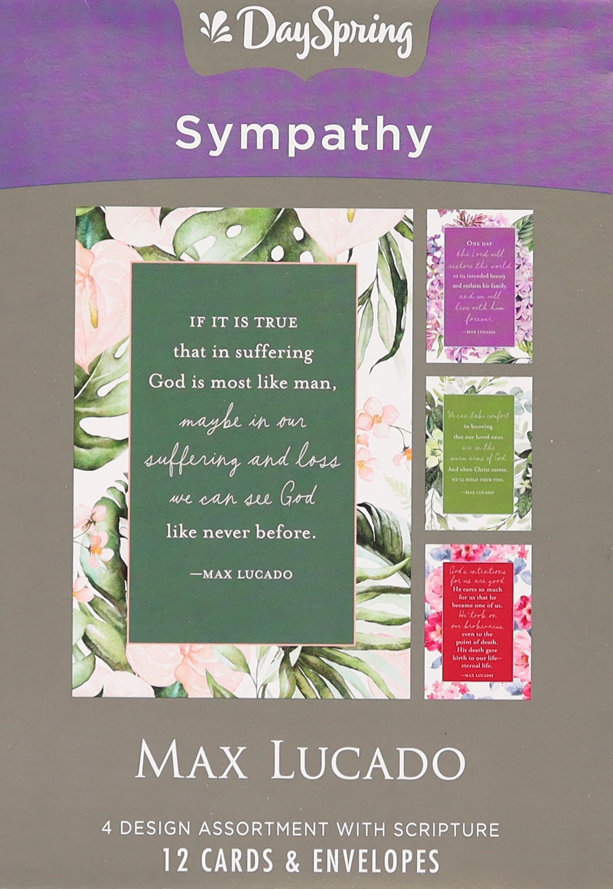 Boxed Cards Sympathy: Max Lucado