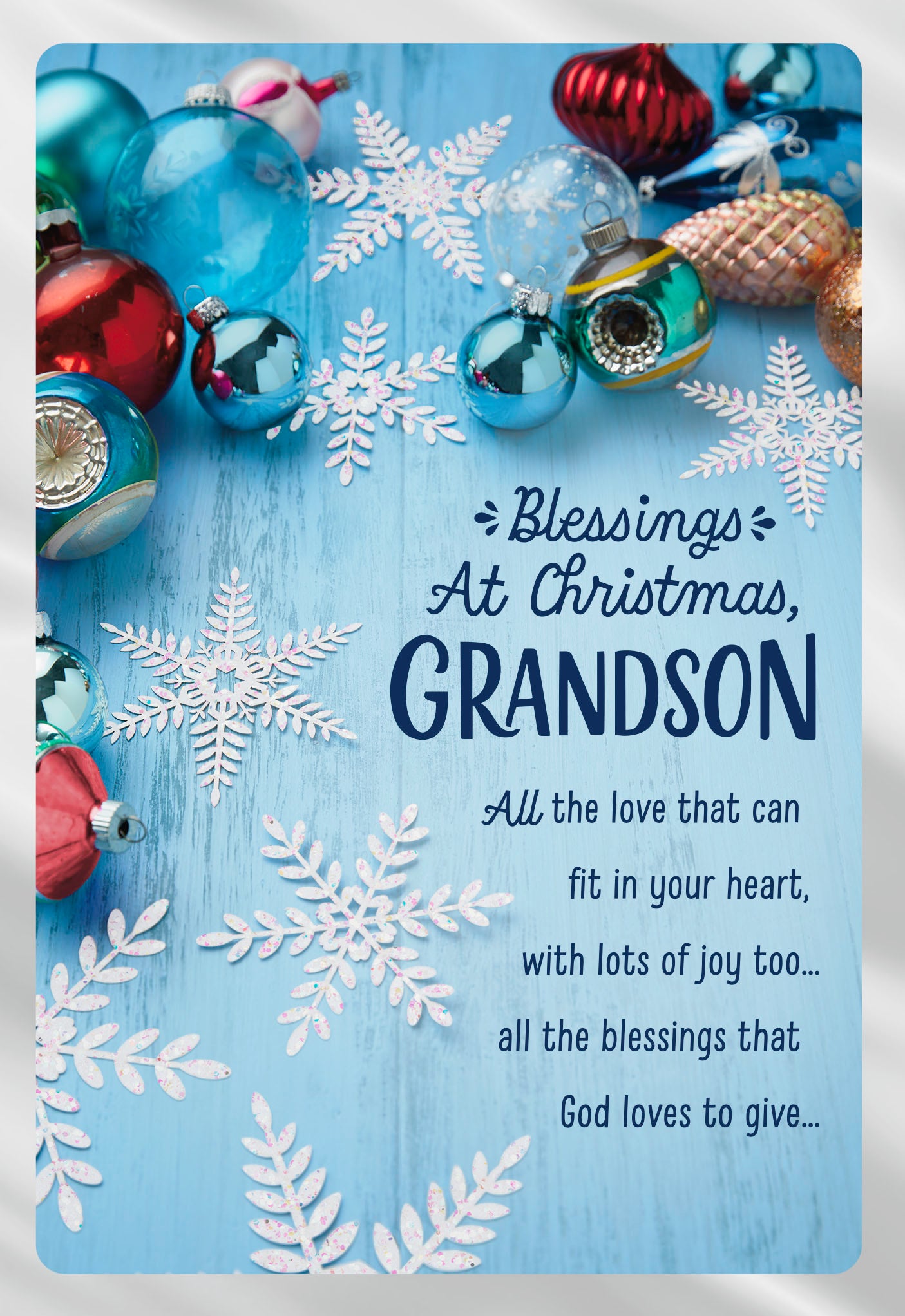Christmas Cards (Single Card): Grandson