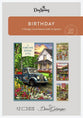 Boxed Cards Birthday: Dona Gelsinger (3 each of 4 designs, 12 white envelopes)
