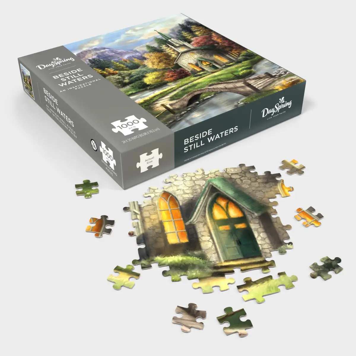Jigsaw Puzzle, 1000 Pieces: Beside Still Waters (Finished Size 609 X 762 Mm)